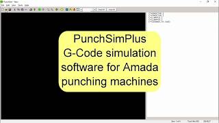 CNCsoft PunchSimPlus Punch Gcode Simulator For Amada Machines Highlights [upl. by Tutto970]