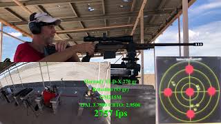 Savage 110 Precision 338 Lapua 1st Hornady ELDX Handloads Testing  100 Yards  91022 [upl. by Ellasal]