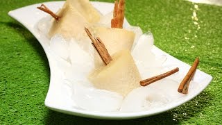 Receta Paletas de manzana verde con palitos de canela [upl. by Anifled]