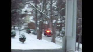 Tazewell Va Snow Storm amp Car Wreck in HD [upl. by Aniretake]