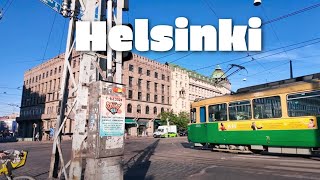 4k Walk in Helsinki in JUNE 2024 ☀️🇫🇮 2️⃣0️⃣2️⃣4️⃣ ☀️🇫🇮 Capital of Finland [upl. by Brew]