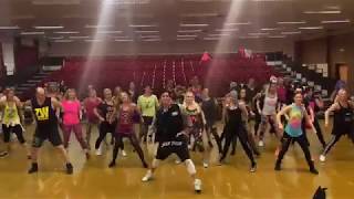 ZUMBA PARTY IN KOSICE Tones and I  Dance Monkey [upl. by Desmund]