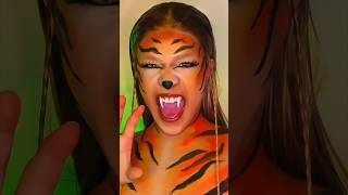 Trend makeup TIGRE🐯🧡 trend trendmakeup trendmaker [upl. by Eb]