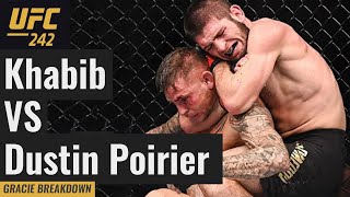 UFC 242 Khabib Nurmagomedov vs Dustin Poirier Full Fight Gracie Breakdown [upl. by Latoniah51]