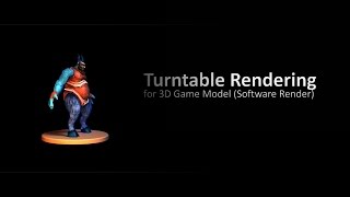 Turntable Rendering with Software Render in Autodesk Maya [upl. by Davie250]