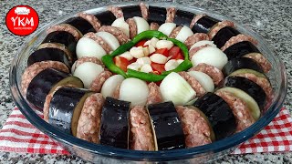 Fırında Patlıcan Kebabı  Patlıcan Kebabı  Patlıcan Kebabı Tarifi  İftar Menüleri  Köfte Tarifi [upl. by Woody]