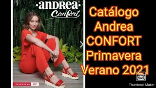 Catálogo Andrea CONFORT Primavera Verano 2021  Zapatos Cómodos [upl. by Negeam]