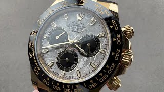 Rolex Daytona Meteorite Oysterflex 116518LN Rolex Watch Review [upl. by Eniaral431]