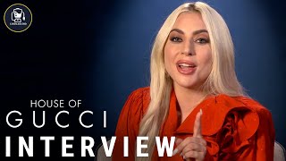 Lady Gaga House of Gucci Interview [upl. by Glen]