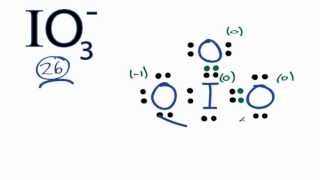 IO3 Lewis Structure How to Draw the Lewis Structure for the Iodate Ion [upl. by Wylde100]