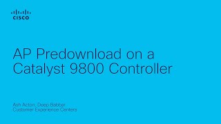 AP Predownload on a Catalyst 9800 Controller [upl. by Nosilla420]