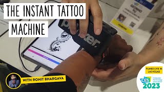 Meet the Prinker Instant Tattoo Machine  NonObvious at ces2023 [upl. by Melody238]