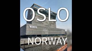 Oslo 4k Norway  Norwegian coach  walking tour  Northern Capital Highlights [upl. by Bigler911]