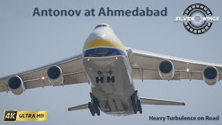 Worlds largest Cargo Antonov 124 landing at ahmedabadairport antonov [upl. by Mansur]