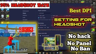 DPI settings free fire for pc  best dpi for emulator  free fire pc sensitivity settings [upl. by Atinuj]