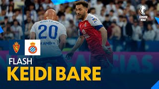 🎙️ FLASH  Keidi Bare  RealZaragozaEspanyol [upl. by Meriel]