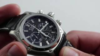 Ebel 1911 BTR Chronograph 1215863 Luxury Watch Review [upl. by Dulce507]