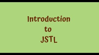 JSTL Tutorials 1  Introduction to JSTL [upl. by Calvina]