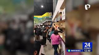 Apagón en aeropuerto de Tarapoto reprograman los vuelos afectados [upl. by Adnalay5]