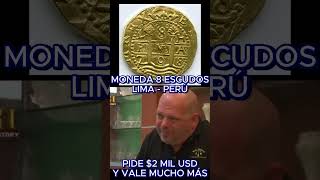 PIDE 2 MIL DÓLARES MONEDA ORO 8 ESCUDOS💲 EL EXPERTO LA REVISA y SORPRESA VALE MUCHO MÁS 💲💲 pawnshop [upl. by Sivaj]