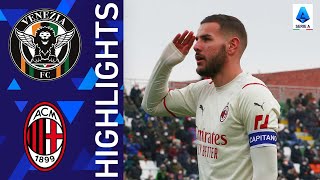 Venezia 03 Milan  Theo Hernandez shines in Milan away win  Serie A 202122 [upl. by Ennirroc]