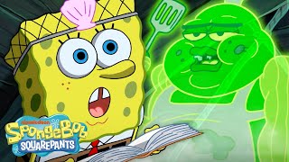 SpongeBob Summons a Ghost 👻  Full Scene  SpongeBobOfficial [upl. by Airtina]