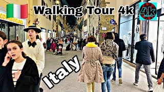 🇮🇹 Italy Walking Tour 4k 60 fps UHD Tuscany Italy 🇮🇹 Nightlife WalkTour4K [upl. by Nohpets]