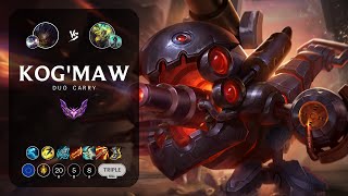 KogMaw ADC vs Zeri  EUW Master Patch 147 [upl. by Kinnard]