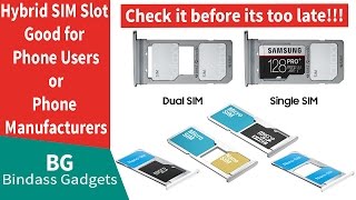 What is Hybrid SIM Slot Advantages and Disadvantages of Hybrid SIM slot [upl. by Eilla]