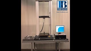 Instron Model 3365 Tensile Tester 5 kN with Instron Bluehill 2 Software [upl. by Simpson]