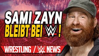 Sami Zayn verlängert WWE Vertrag Johnny Garganos WWE aus lange geplant  WrestlingWWE NEWS 122022 [upl. by Ille]