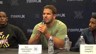 Final X at Lehigh Mens Freestyle Press Conference [upl. by Nwahs]