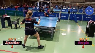 Agostina Sartor vs Sergio Lopez 7ma Div Liga de Equipos Fetemba 1º Semestre 2024 30032024 [upl. by Joung357]