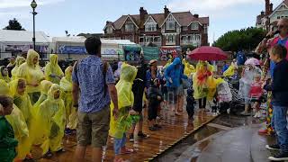 Broadstairs folk week hobby horse club 2017 hokey cokey sunshine [upl. by Arutek]