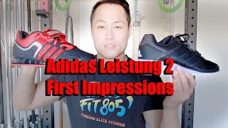 Adidas Leistung 2 WL Shoe First Impressions [upl. by Murrell137]