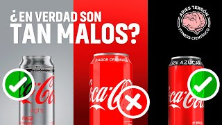 NUTRIÓLOGO analiza COCACOLA ¿Qué tan MALA es 🥤Light y Sin Azúcar [upl. by Pudens]