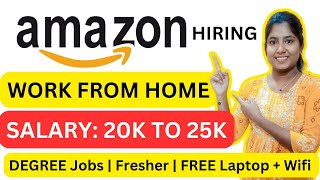 Amazon new Hiring Fresher job  salary 20k to 25k amazon hiringnow latestjobs [upl. by Macur]