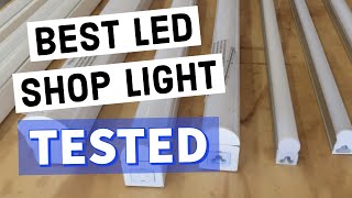 Best LED Light for your Garage or Workshop 8 Lights reviewed headtohead and handson [upl. by Hillell]