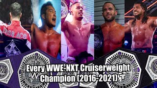 Every WWENXT Cruiserweight Champion 20162021 [upl. by Namad]