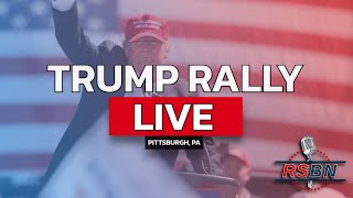 LIVE President Trump Holds a Rally in Pittsburgh PA  11424 [upl. by Normalie]