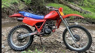 1983 Honda XR200R how much fun can 15hp be in the woods [upl. by Ambler]