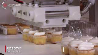 Unifiller Depositors Lines amp Decorating Equipment for Cupcake Production [upl. by Plerre]