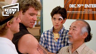 Mr Miyagi Challenges Kreese to Fight  The Karate Kid Pat Morita Ralph Macchio Martin Kove [upl. by Claudia]