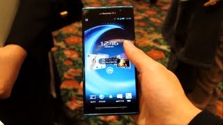 Panasonic ELUGA X P02E Hands on 5quot 1080p Smartphone [upl. by Mariejeanne]