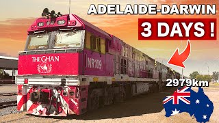 🇦🇺1920 Australias Longest Luxury Sleeper Train  The Ghan Adelaide→Alice Springs [upl. by Sezen]