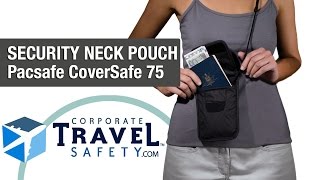 Pacsafe Coversafe 75 Security Neck Wallet [upl. by Skyla]