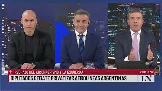 Sindicatos rechazan la privatización de Aerolíneas [upl. by Antipas]