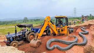 JCB 145 Excavator and Tipper New Hospital Building Foundation Digging and Backfilling in Tirunelveli [upl. by Ainsley]