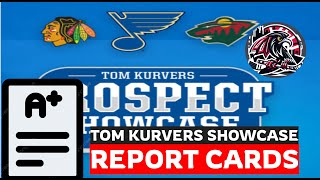 BLACKHAWKS PROSPECT REPORT CARDS Tom Kurvers Showcase Breakdown vs STL [upl. by Anik]