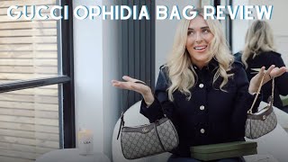 Gucci Ophidia Bag Unboxing Gucci Ophidia Small Bag vs Gucci Ophidia GG Mini Bag Review  Em Sheldon [upl. by Alameda767]